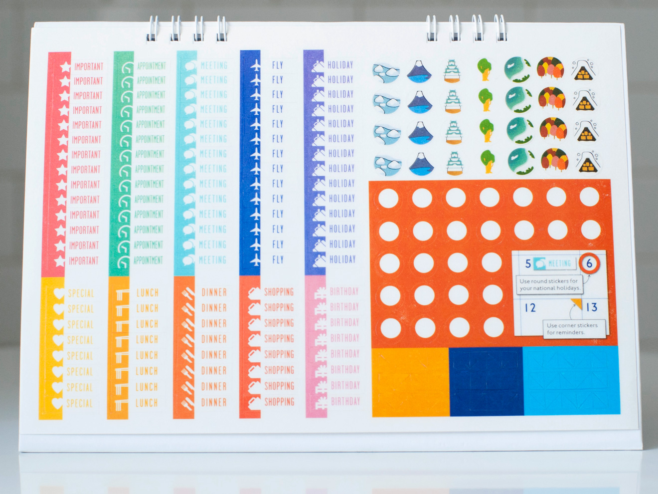 Desktop calendar